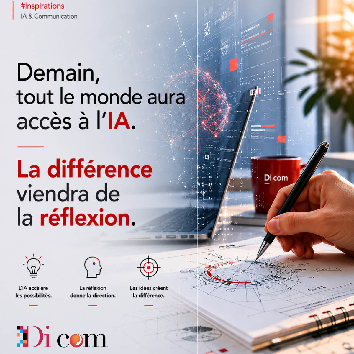 Demain, tout le monde aura accès à l'IA. La différence viendra de la réflexion.